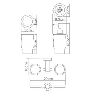 Wasserkraft K-24289 Держатель стакана и дозатора